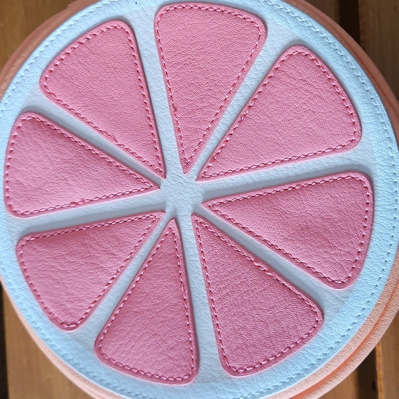 LC Lauren Conrad Fruit Orange Crossbody Purse. NWT - Picture 6 of 8